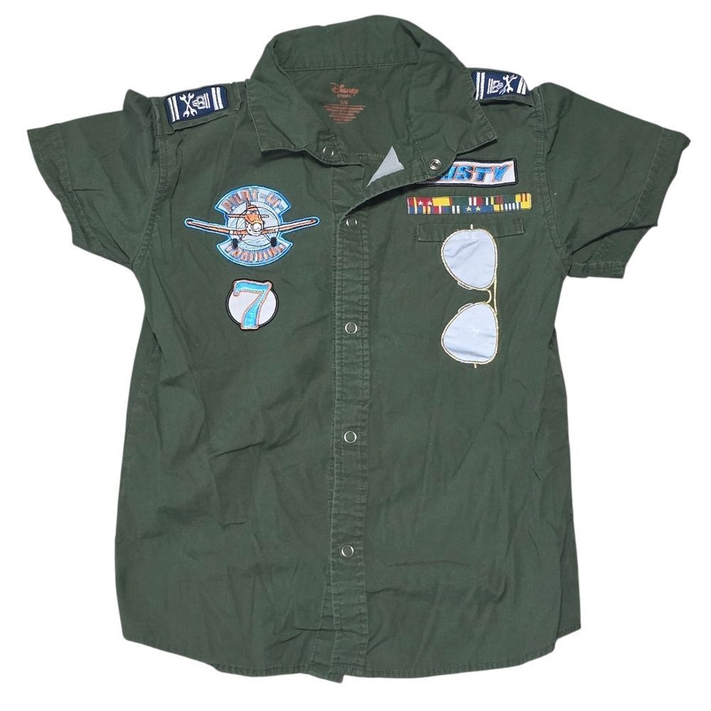 Dusty Green Short Sleeve Pilot Shirt